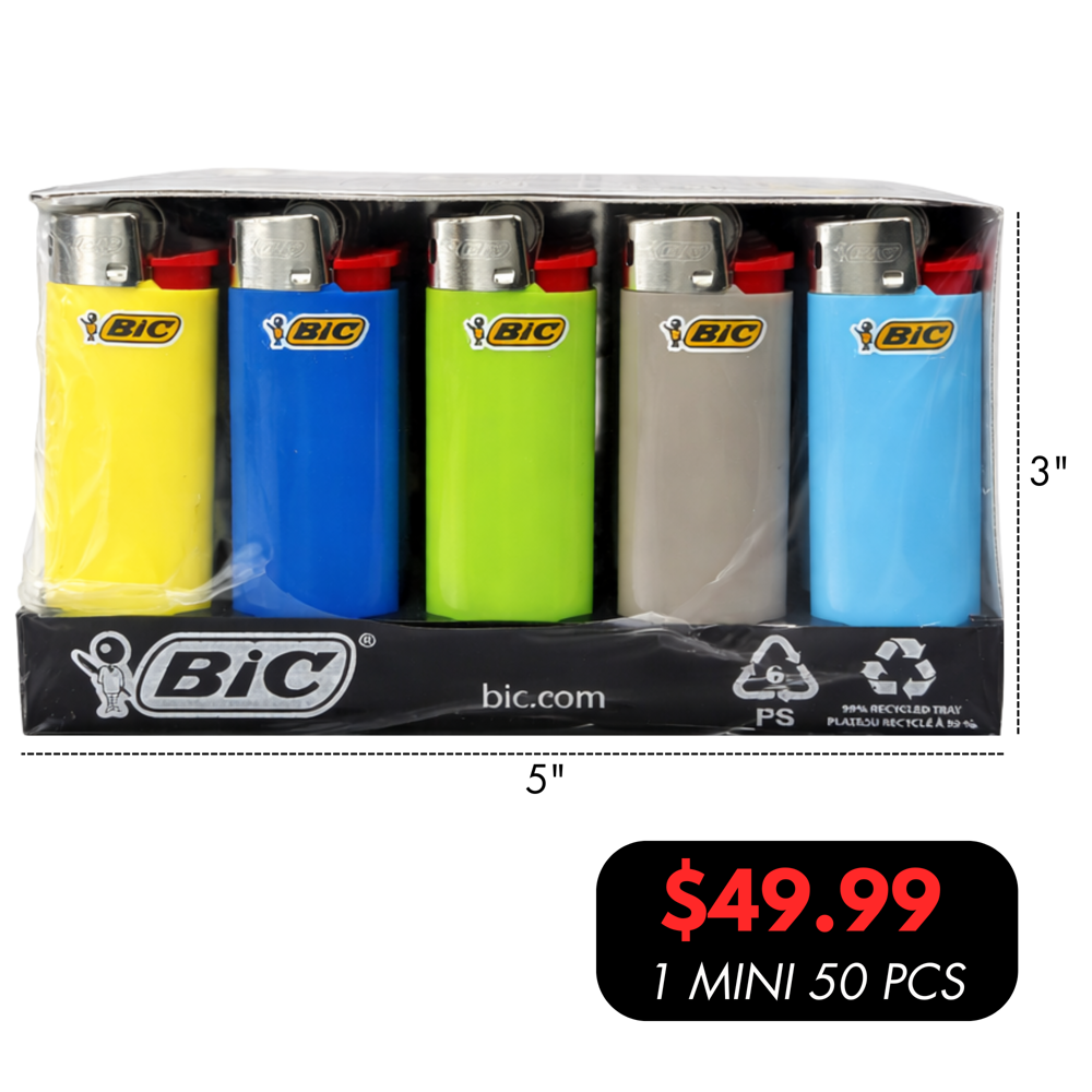 Bic Lighter 4 Tier Display 200 Pcs