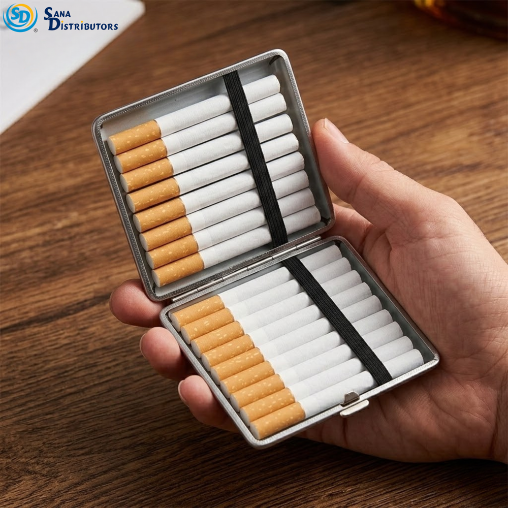 Metal Cigarette Case 12pcs Ass.color 8"x6"x4" ($35.88 for 12 Pcs)
