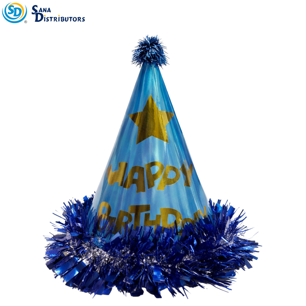 Happy Birthday Hat 10" Ass.colors