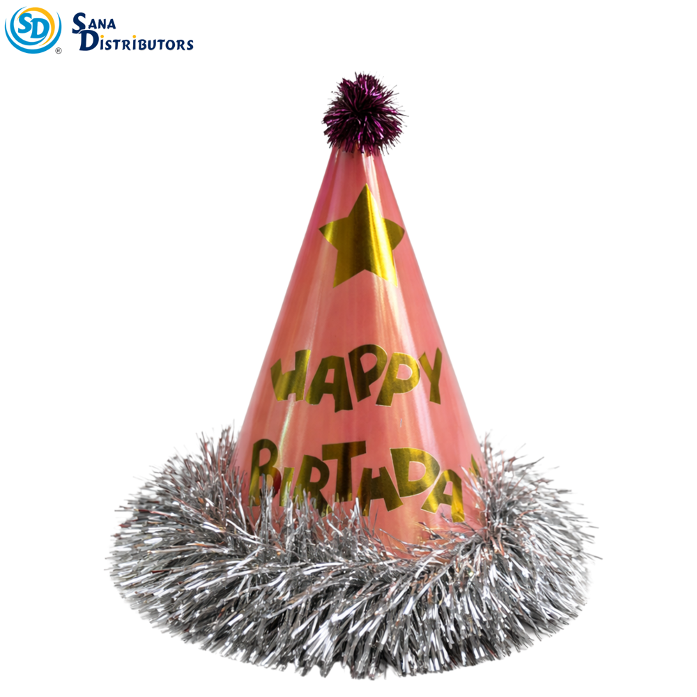 Happy Birthday Hat 10" Ass.colors