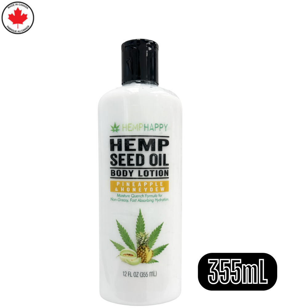 Hemp Body Lotion Pineapple & Honeydew 355 mL