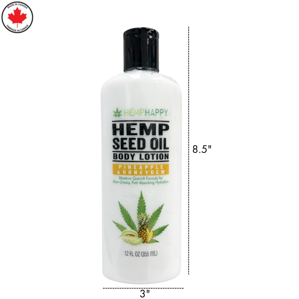 Hemp Body Lotion Pineapple & Honeydew 355 mL