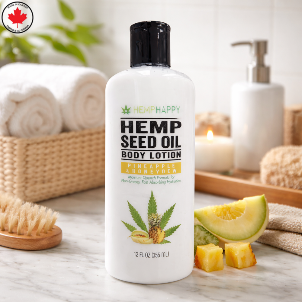 Hemp Body Lotion Pineapple & Honeydew 355 mL