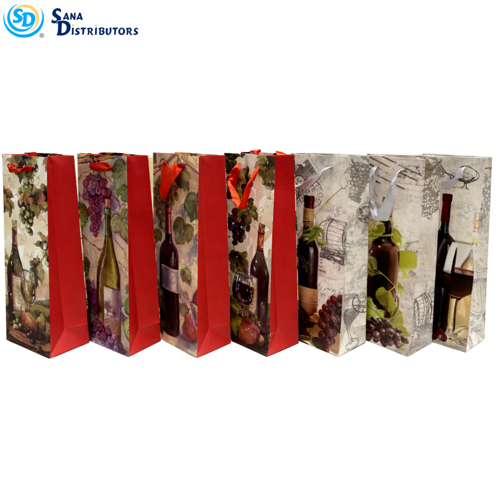 Gift Bags - Wine Bottle 12pcs ($0.65 per Unit