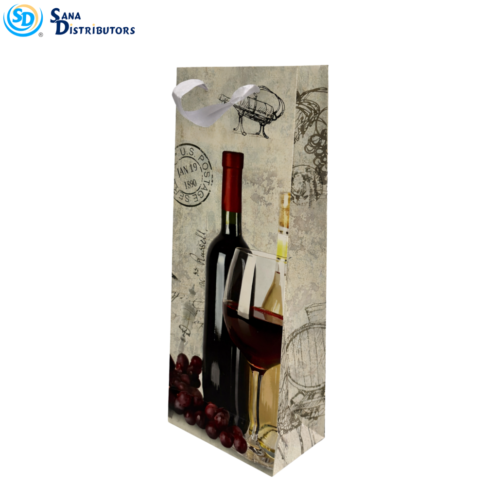 Gift Bags - Wine Bottle 12pcs ($0.65 per Unit