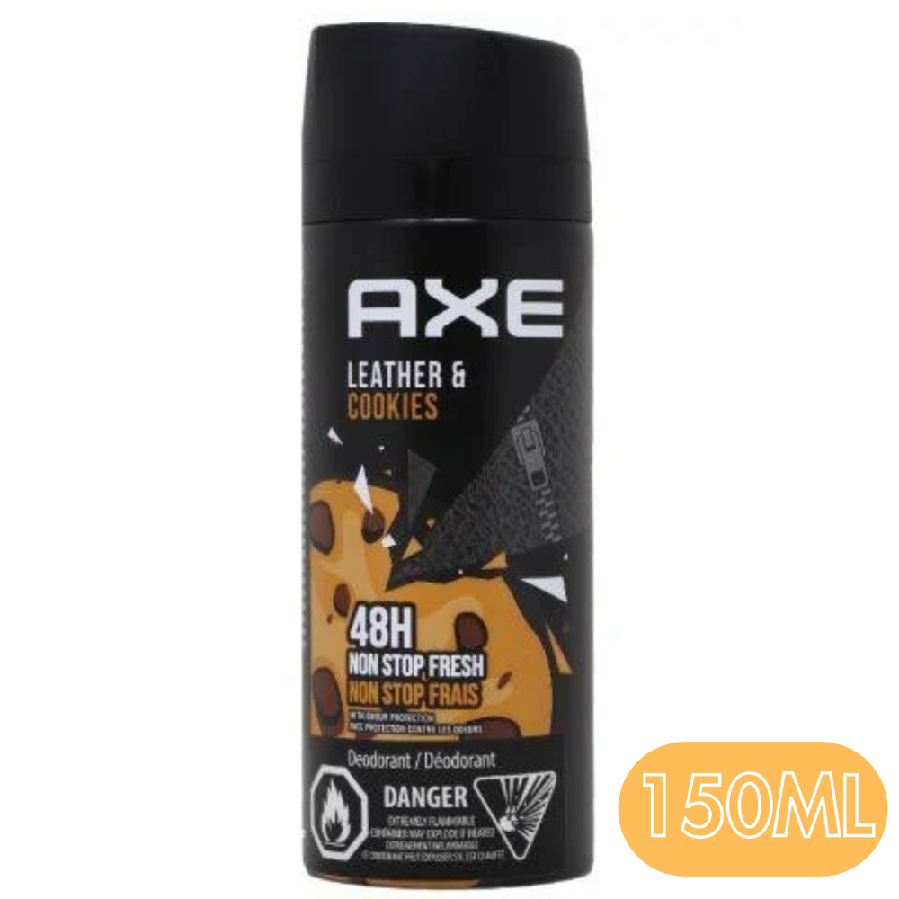 Axe Deo Body Spray - Leather & Cookies 150ml($33 for 12pcs