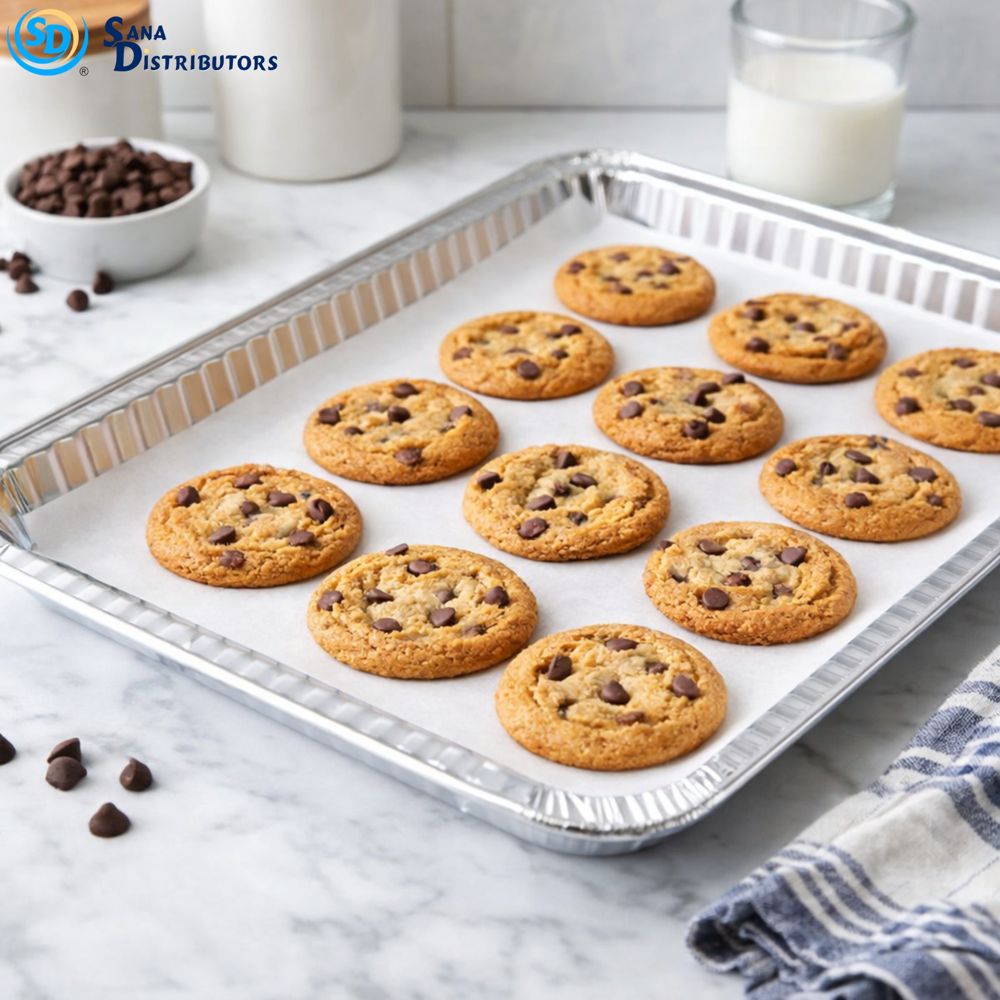 Aluminum Cookie Sheet Tray 2pcs 16"x11.2"x0.7" ($0.49 per Pc)