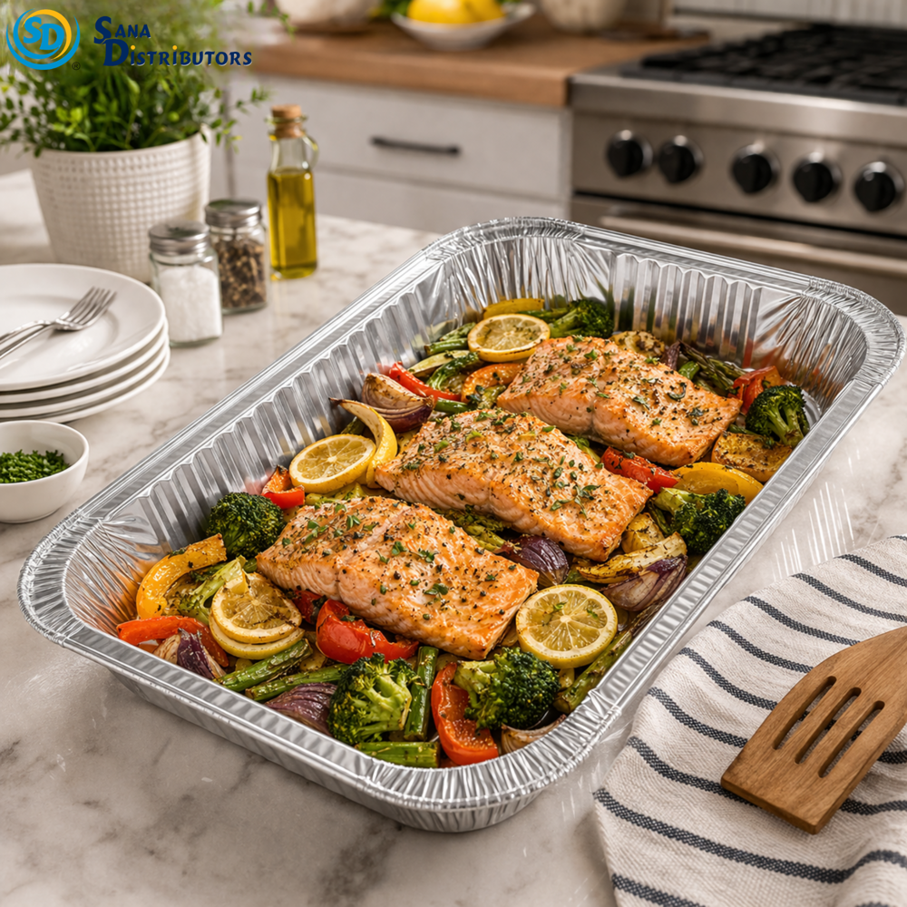 Aluminum Foil Tray -Full Size 17"x12.5"x3"