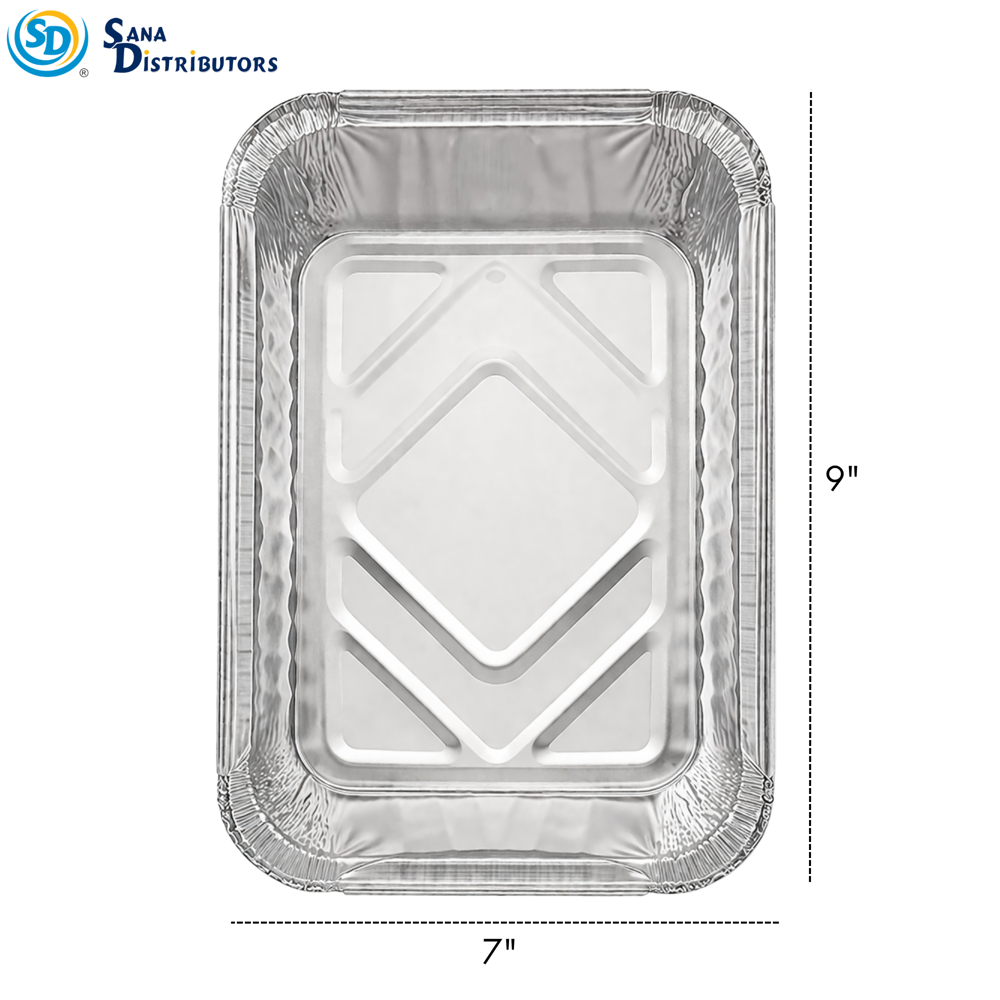 Aluminum Foil Storage Pans 6pcs [9" x 7" x 2"] ($0.33 per Pc)