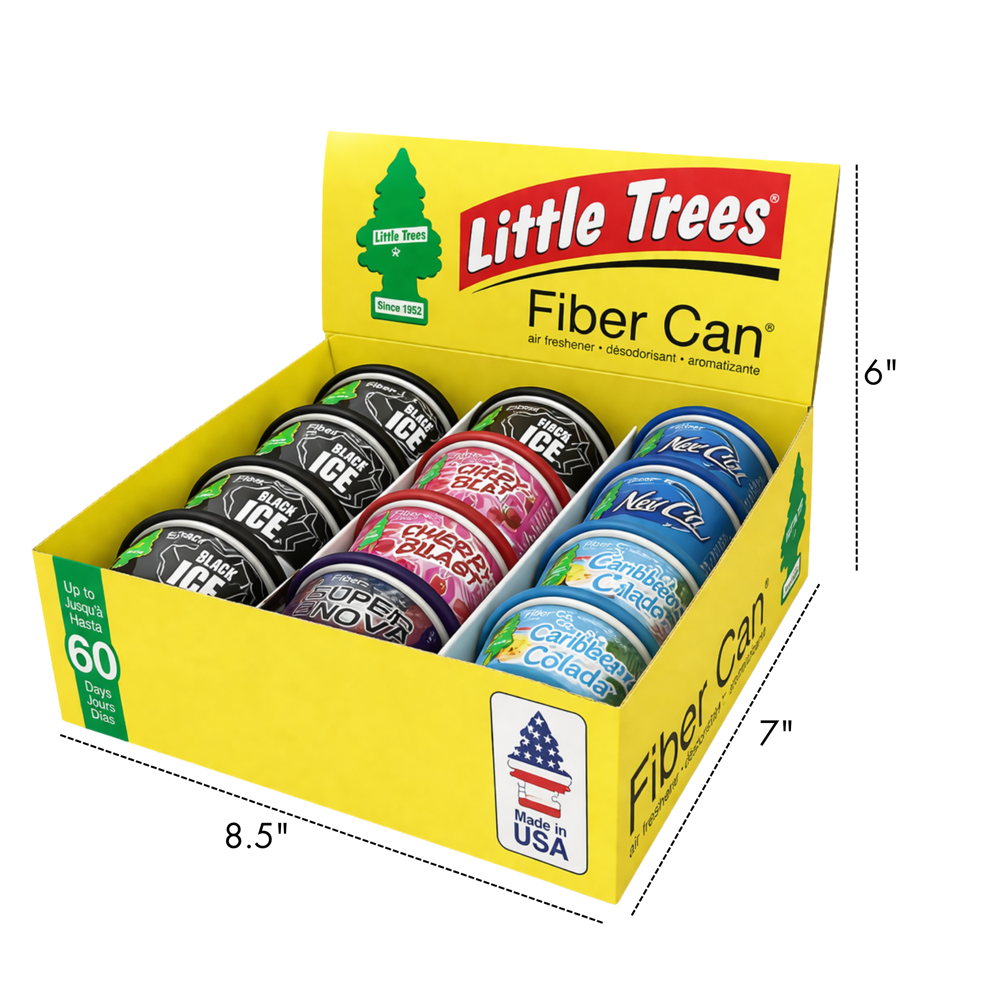 Little Trees Fiber Cn. assort.#2-12pcs