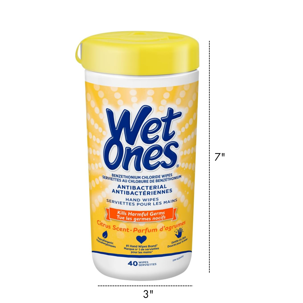 Wet Ones Citrus Scent Hand Wipes 40pcs ($23.94 for 6pcs) [exp:09/27]