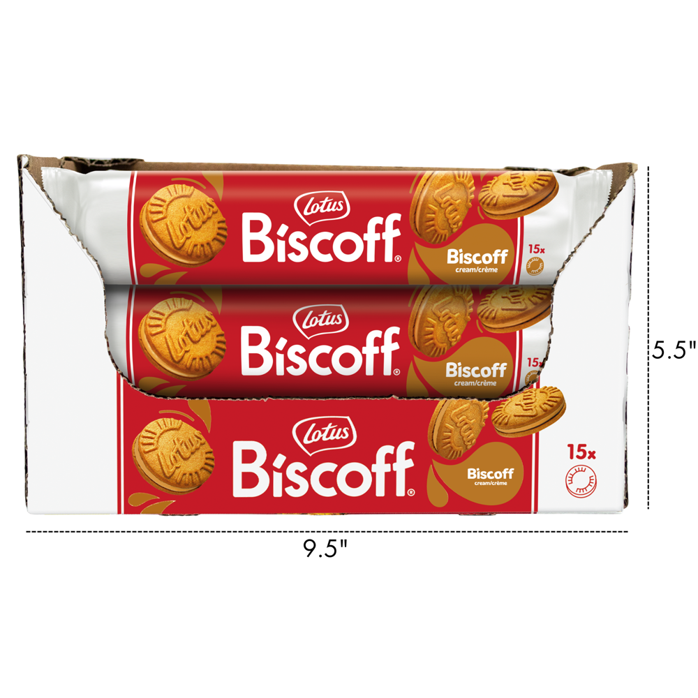 Lotus Biscoff Cream Cookies 150 g 9pcs ($3.99 per Unit [Exp: ]