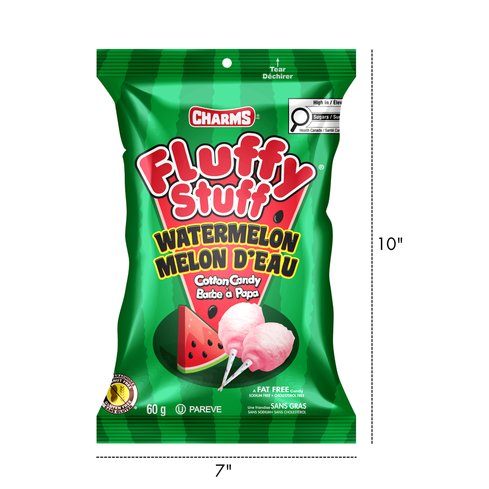 Charms Fluffy Watermelon 60 g ($2.99 per Unit) [Exp: ]