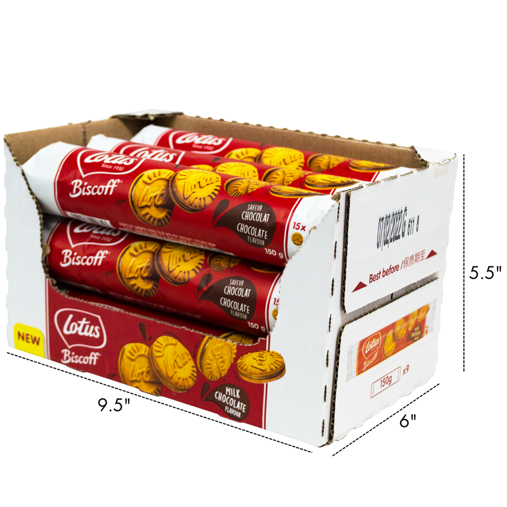 Lotus Biscoff Milk choco.150g 9pcs ($3.99 per Unit) [Exp: ]