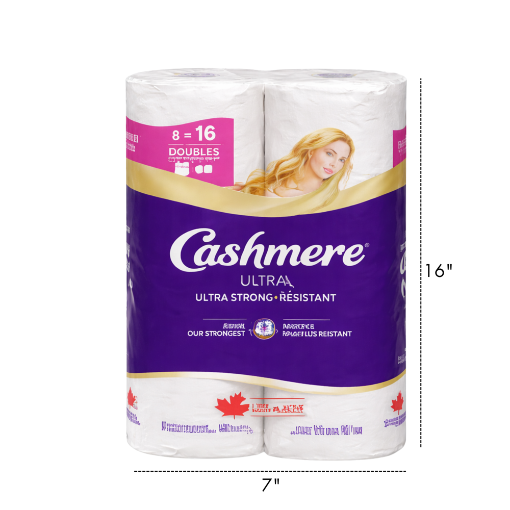 Cashmere Bathroom Tissue 3ply 8 =16 Rolls ($59.88 for Case of 12