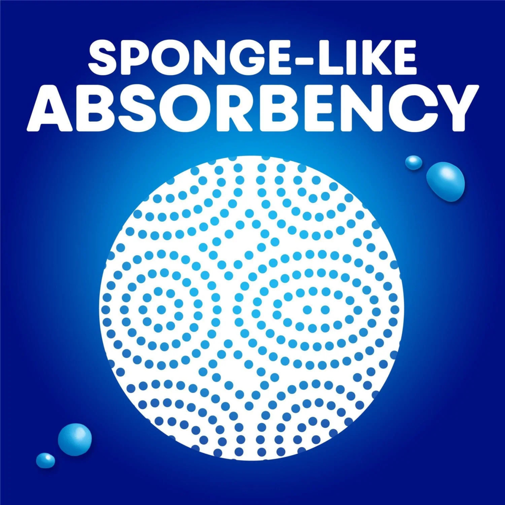 Sponge Towels Ultra 2ply 8 =16 Rolls