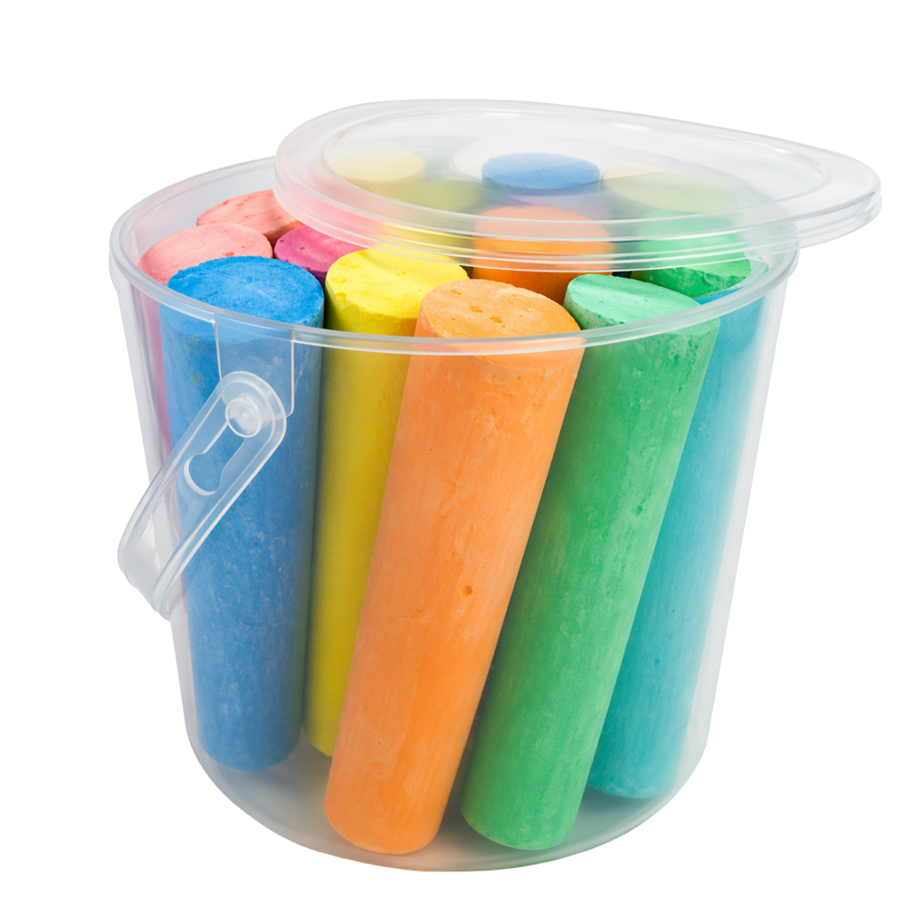 Jumbo Chalk 4"x1" 15pcs