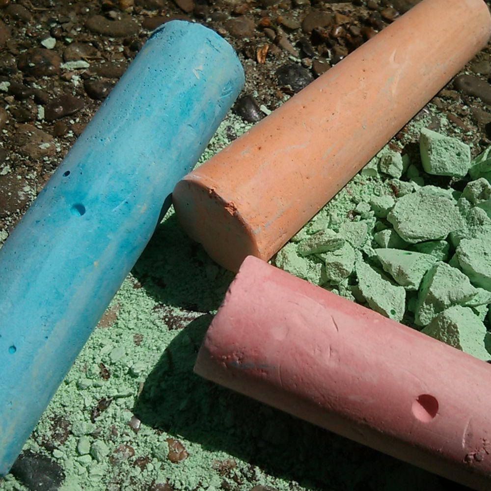 Jumbo Chalk 4"x1" 15pcs