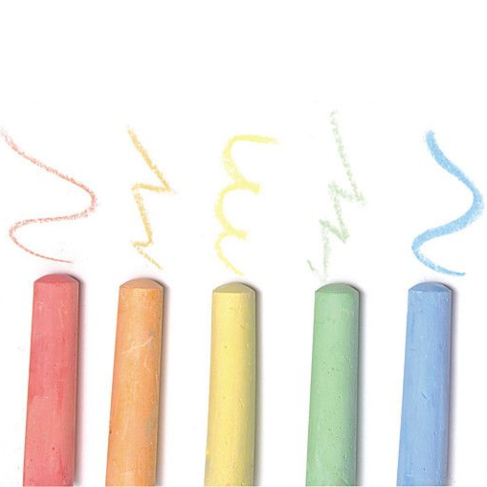 Jumbo Chalk 4"x1" 15pcs