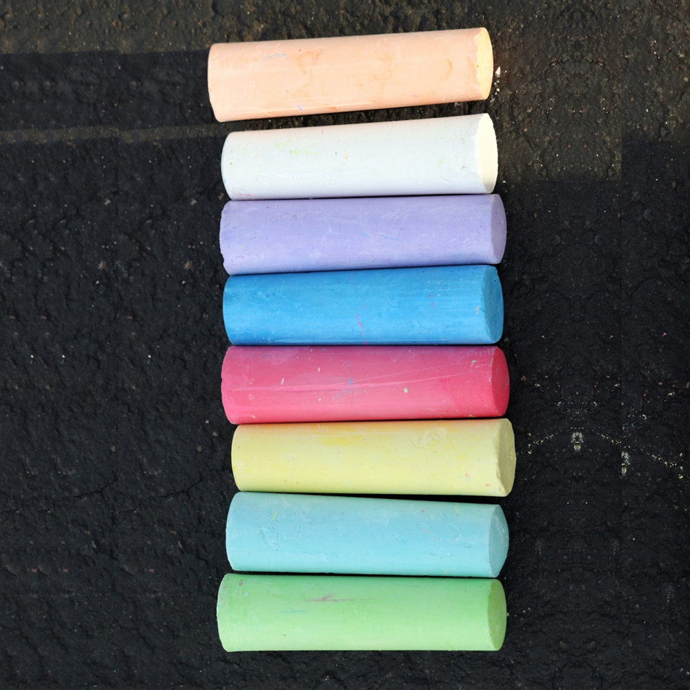 Jumbo Chalk 4"x1" 8pcs