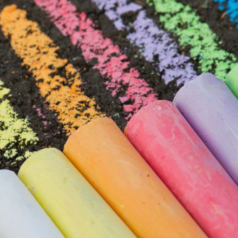 Jumbo Chalk 4"x1" 8pcs