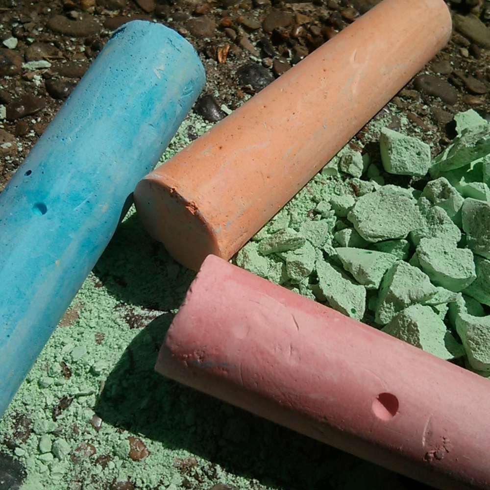 Jumbo Chalk 4"x1" 10pcs