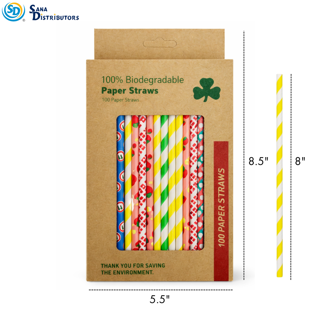 Paper Straw 100pcs
