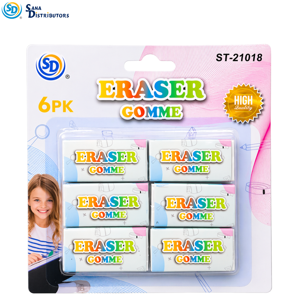 Sd Eraser 6pcs