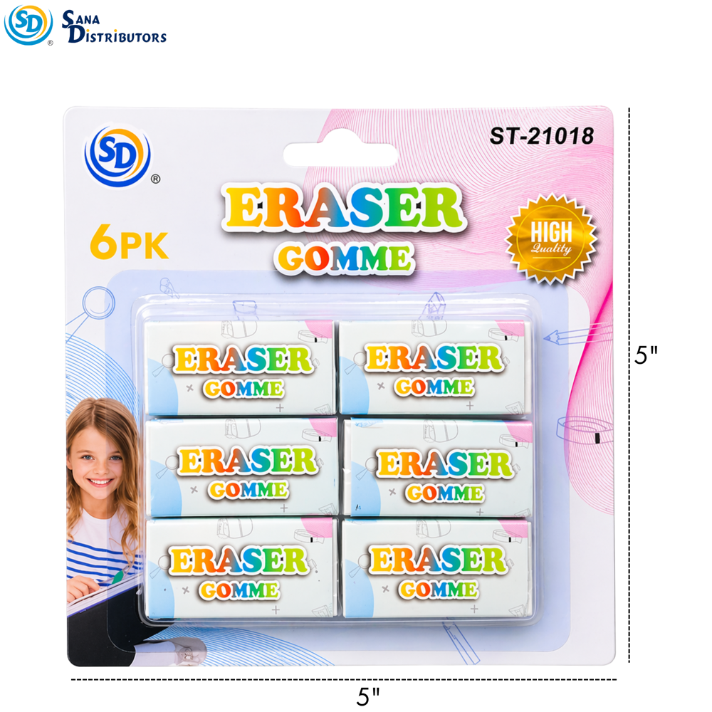Sd Eraser 6pcs