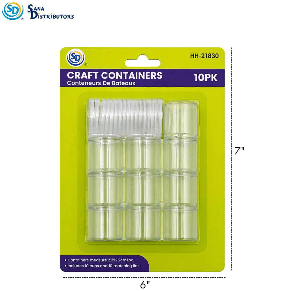 Sd Craft Containers 0.8"x1.9"