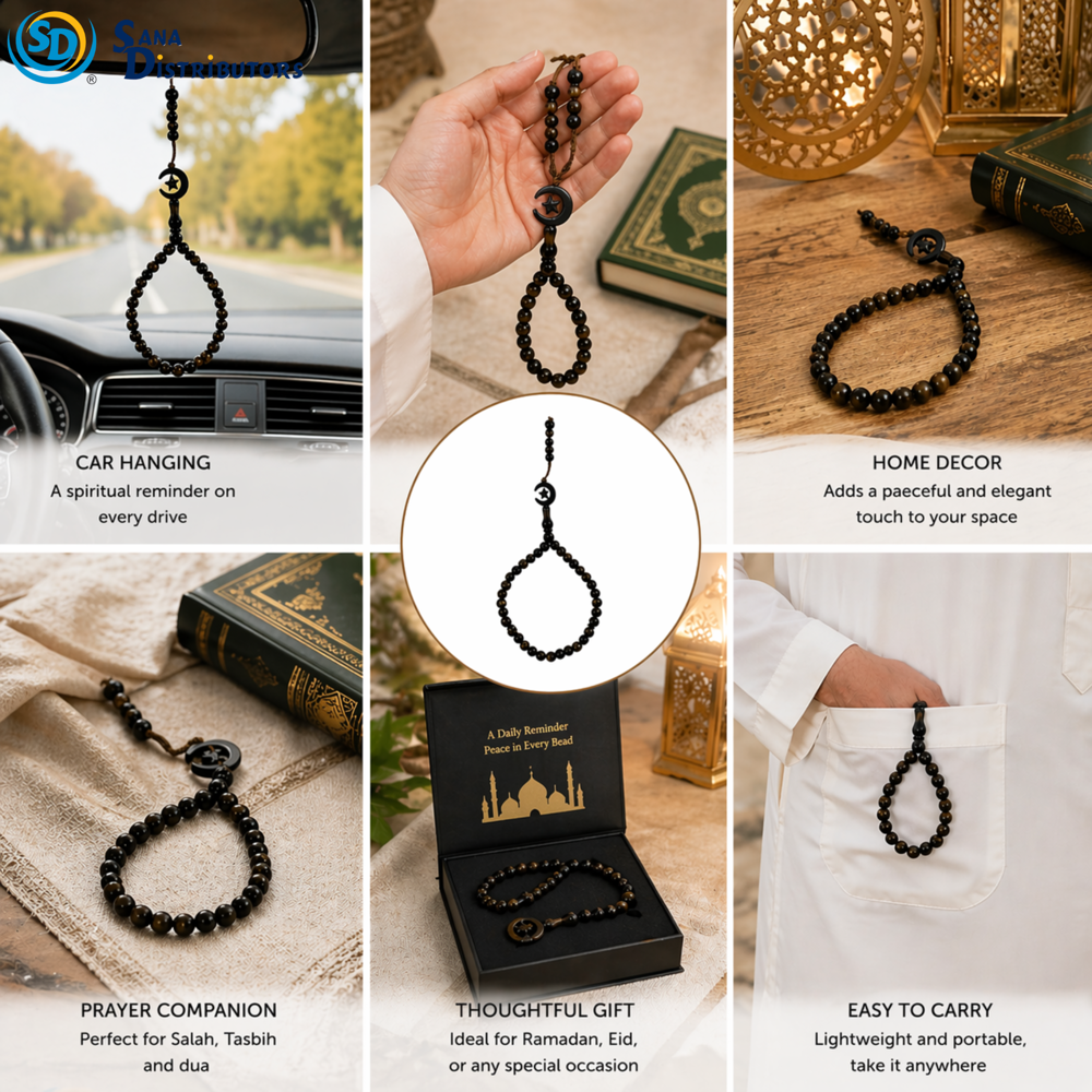 Tasbeeh 33 Beads ($7.08 for 12 Pcs)