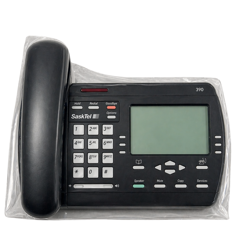 Nortel Vista 390 Corded Phone - Black (Refurbished)