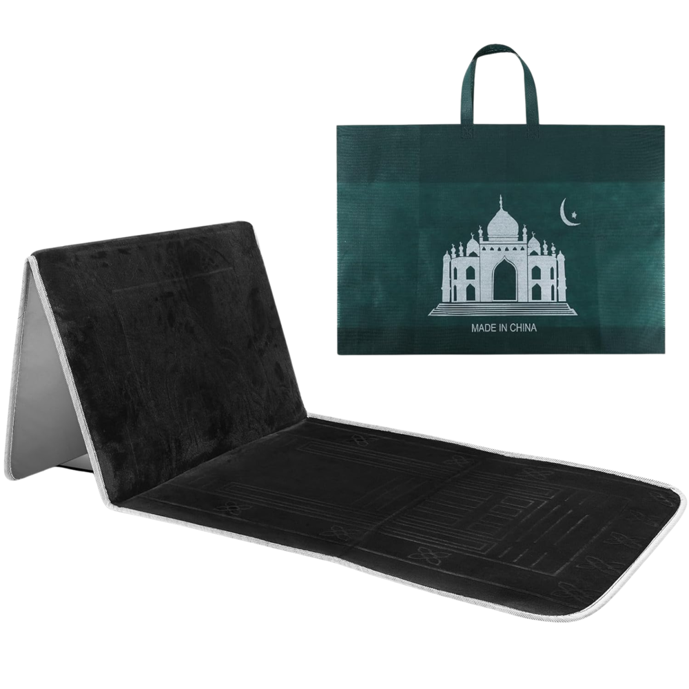 Foldable Prayer Mat with Bag Ass. Colors