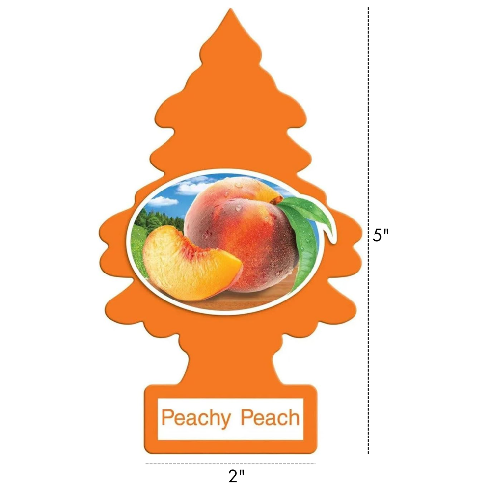 Little Trees Car Freshener Peachy Peach 3pcs