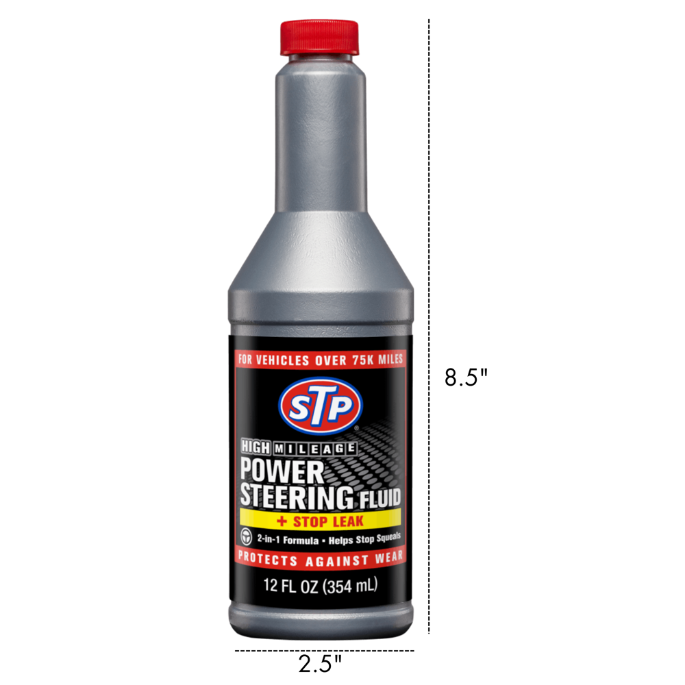 Stp High Mileage Pwr Str Fluid 354 mL