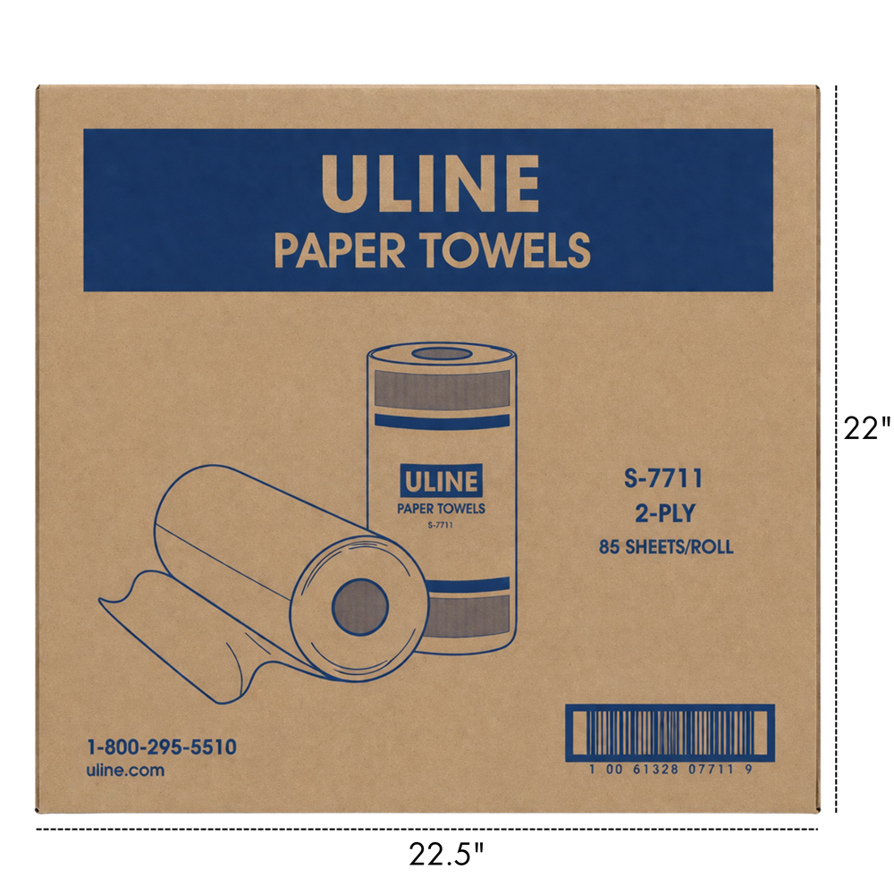 Uline Paper Towel 2ply 30 Rolls ($29.70 for Case of 30)