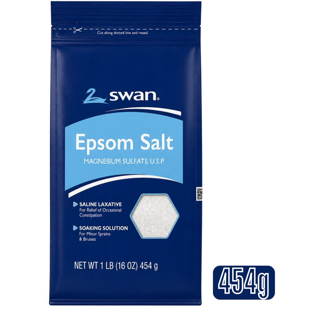 Swan Epsom Salt 1lb/16 Oz 454 g [exp:05/2029]