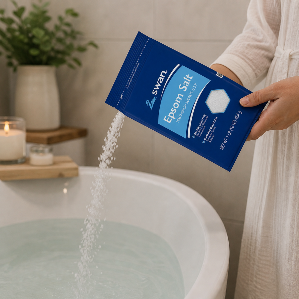Swan Epsom Salt 1lb/16 Oz 454 g [exp:05/2029]