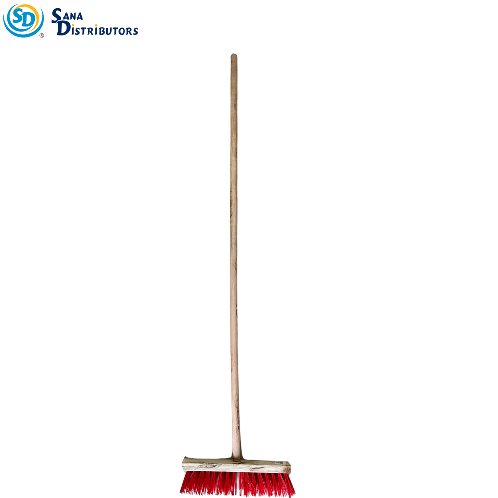 Broom W/wooden Handle 47"