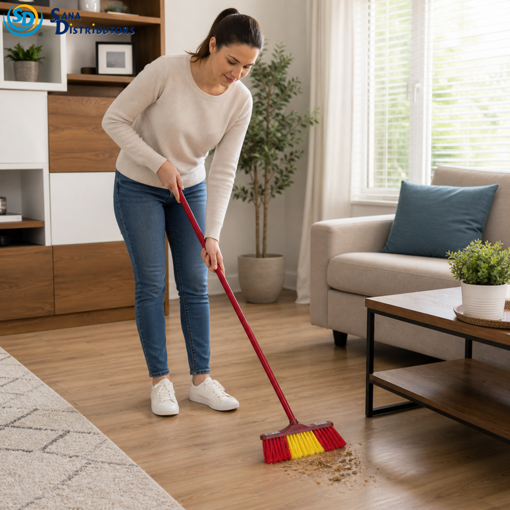 Plastic Broom 47"