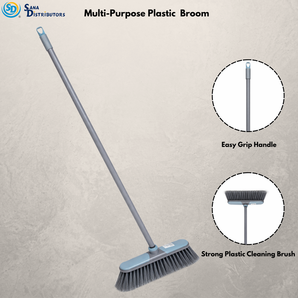 Plastic Broom 47"