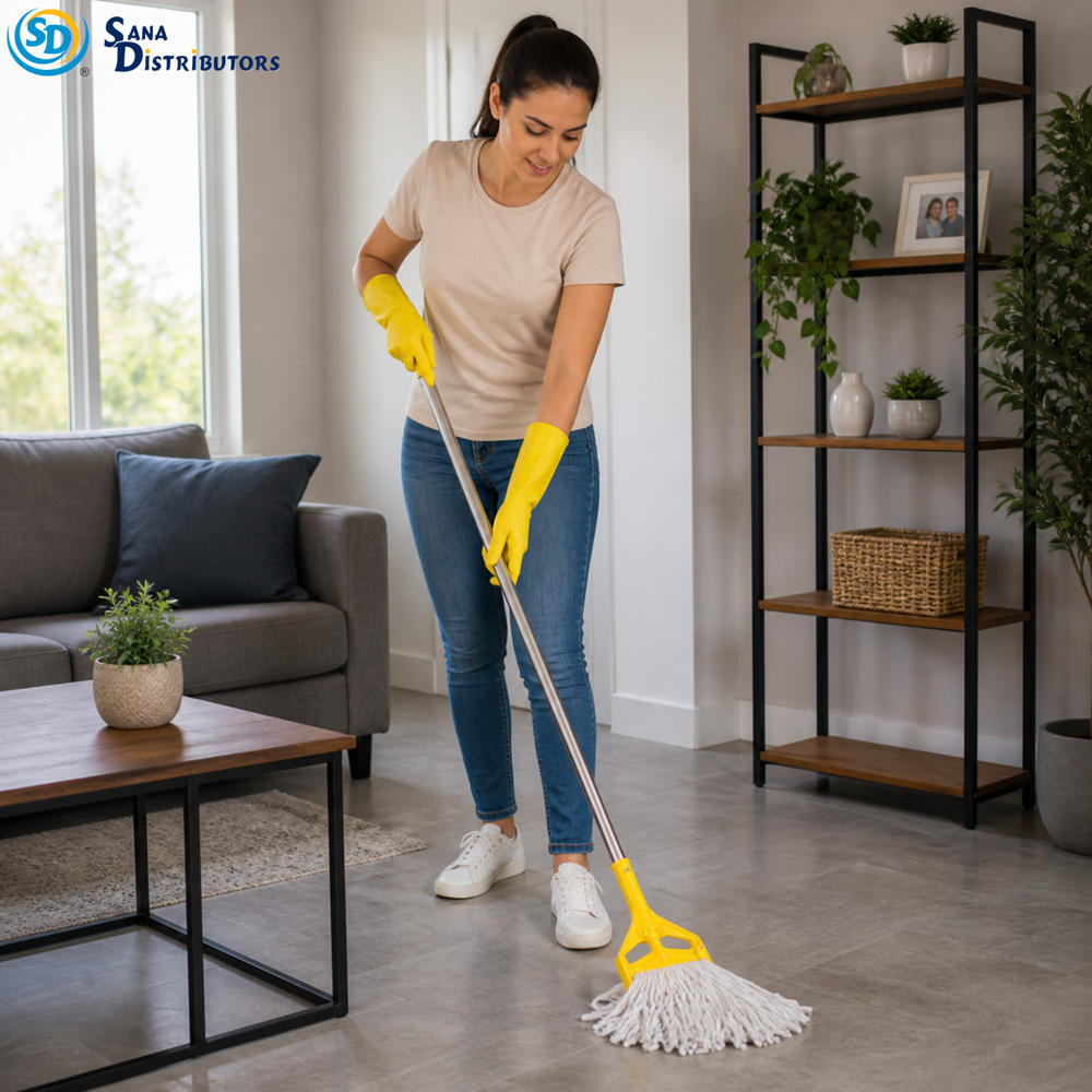 Mop with Steel Handle 49"