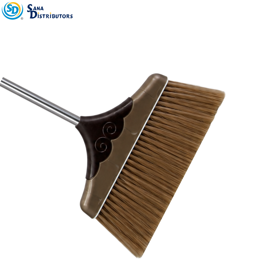 Broom W/ Dustpan - Ass.colors 34"