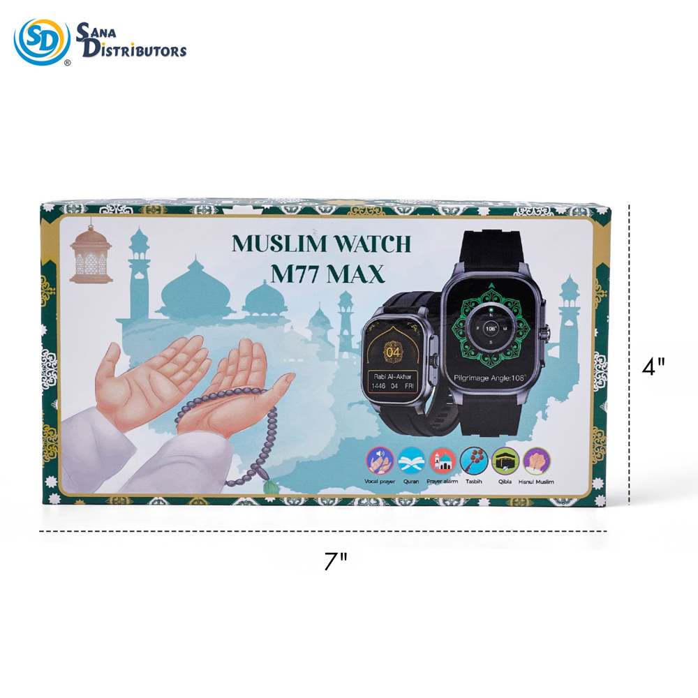 Muslim Smart Watch #m77 Max