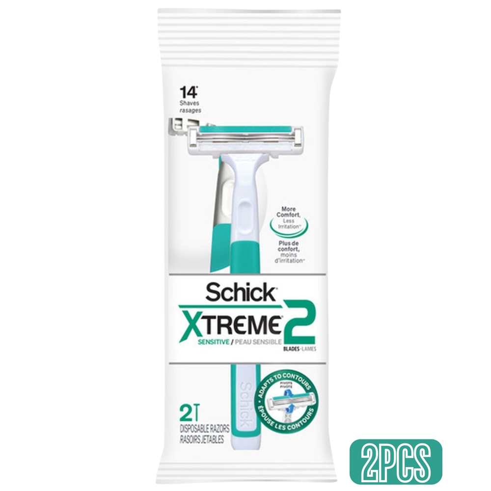 Schick Extreme Sensitive Disp.razor 2pcs