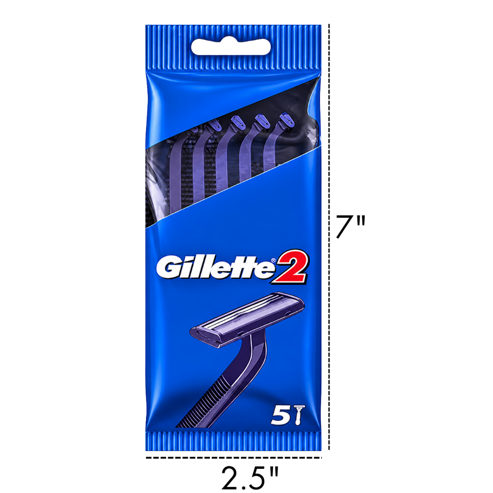 Gillette 2 Razors 5pk
