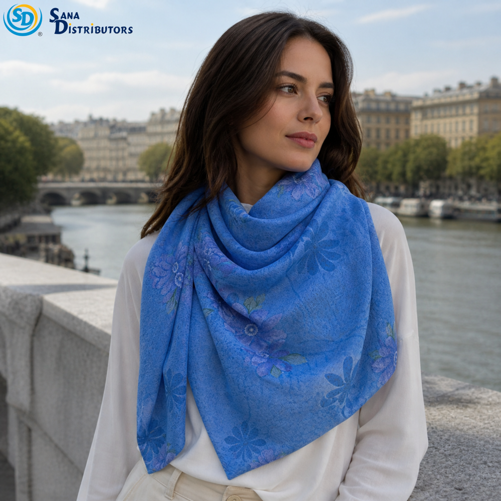 Hijab - Blue 43"