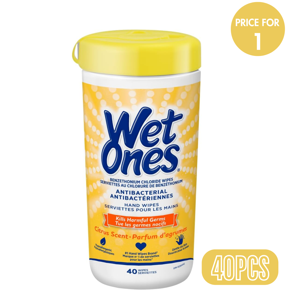 Wet Ones Citrus Scent Hand Wipes 40pcs ($23.94 for 6pcs) [exp:09/27]