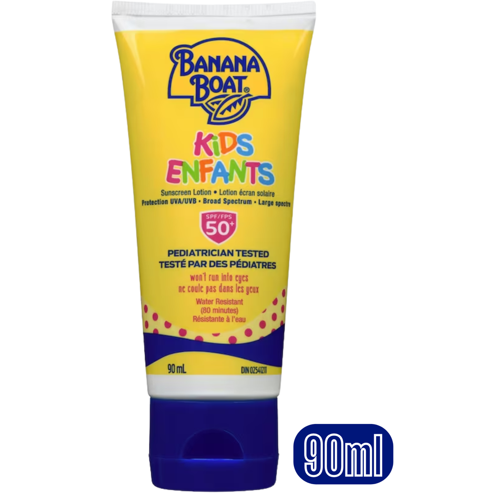 Banana Boat Kids Sunscreen Lotion spf50 90 mL [exp:11/28]