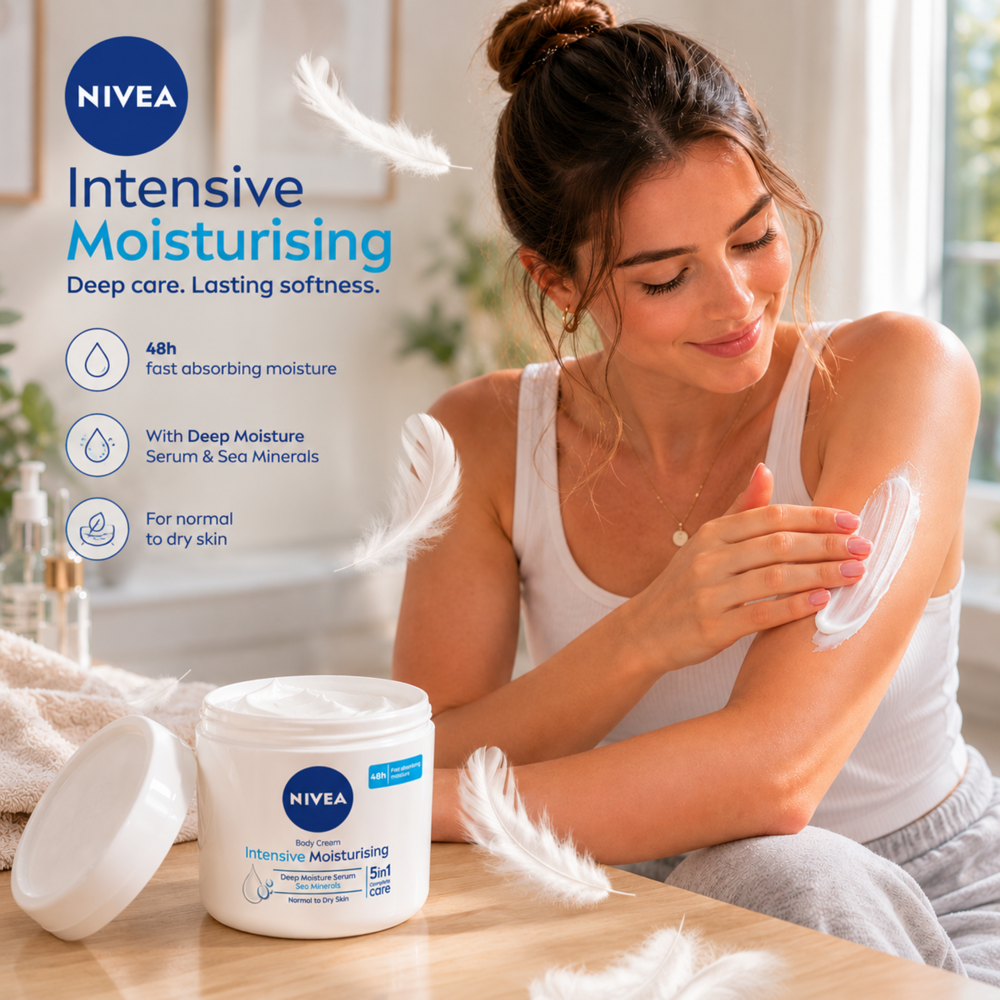 Nivea Body Creme Moisturising 400 mL [exp:04/27]